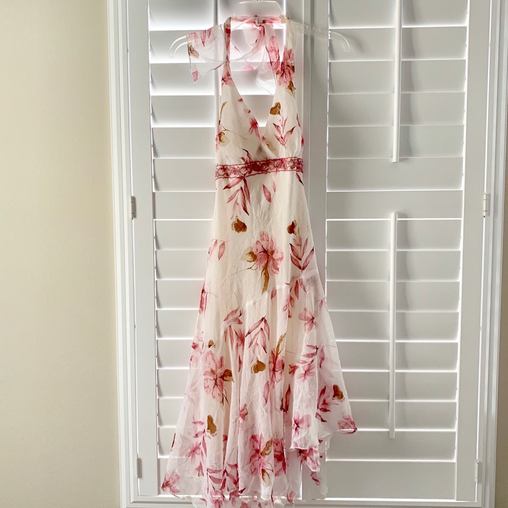 Floral Halter Dress